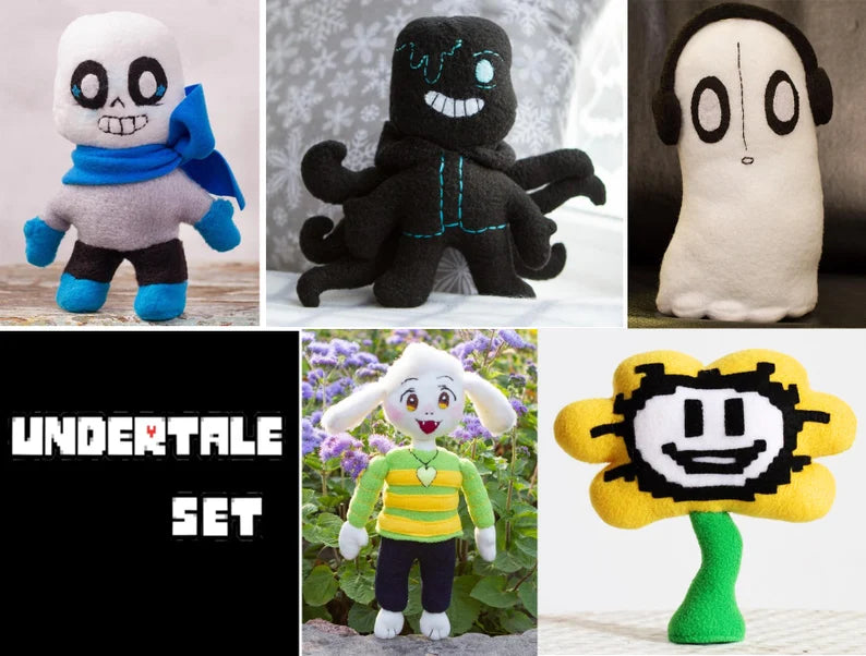 Blueberry Sans soft plush - Undertale Inspired, pocket plushie