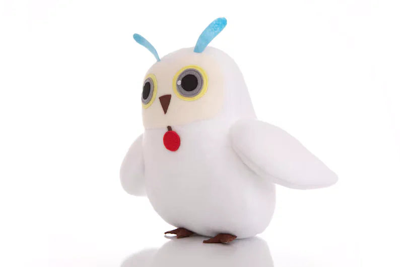 Tales Of Arise White Owl / Hootle / Fururu plushie - Handmade soft decoration - 7 in - Made to order