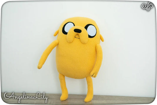 Jake the Dog plush, handmade stuffed animal, 3 sizes, made to order