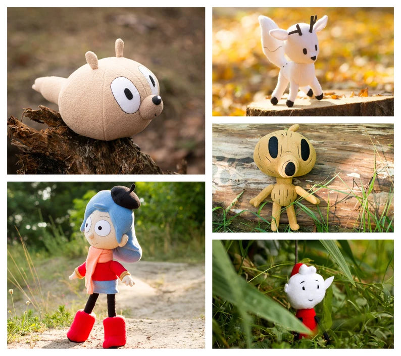 Hilda Twig plush - handmade Hilda inspired dolls, Hilda plush, Twig plush, Hilda doll, Twig decoration, handmade plush