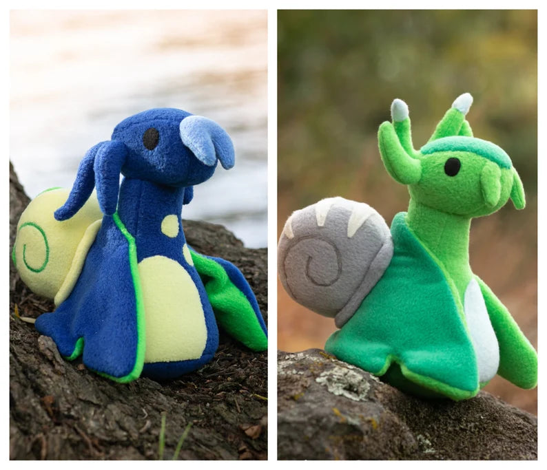 Sylvie Astroneer galastropod handmade soft plush, astroneer Sylva snail from made to order