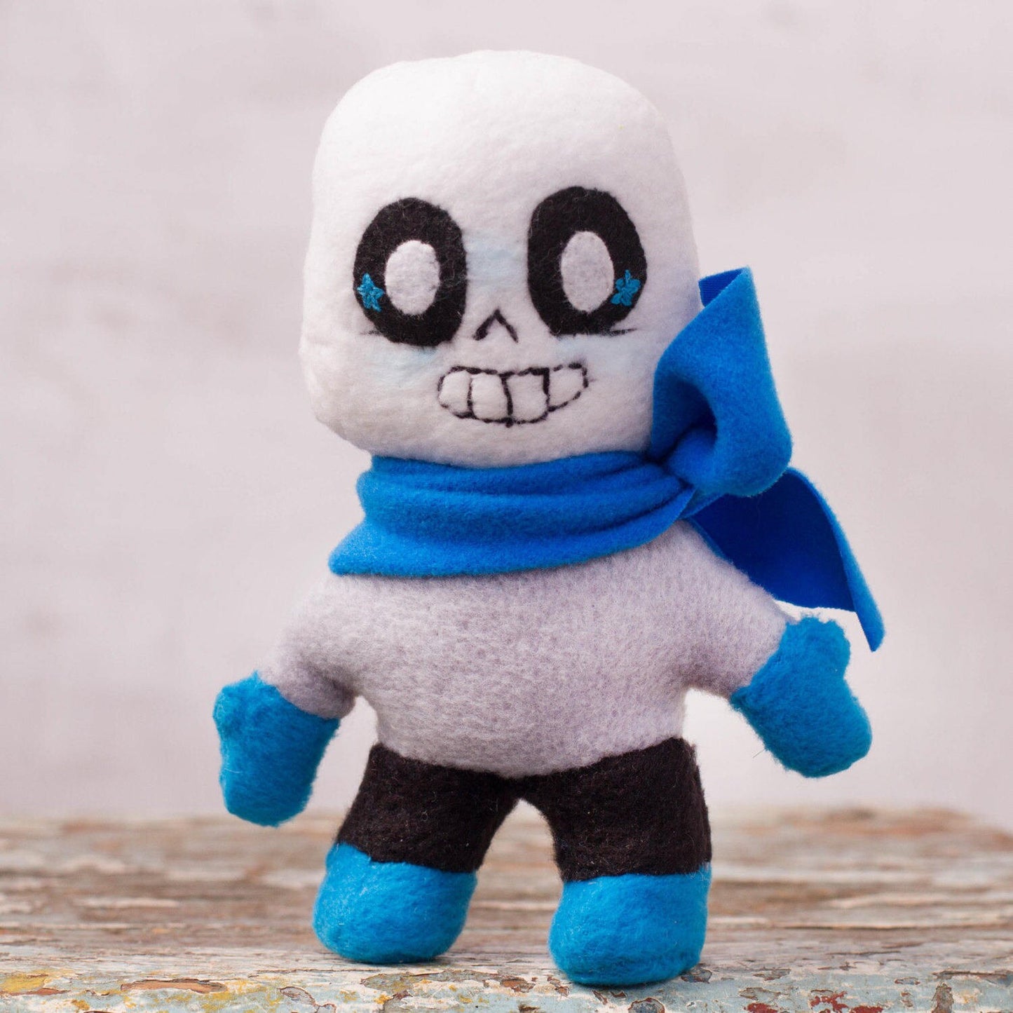 Blueberry Sans soft plush - Undertale Inspired, pocket plushie