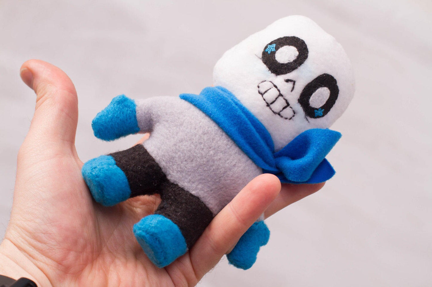 Blueberry Sans soft plush - Undertale Inspired, pocket plushie