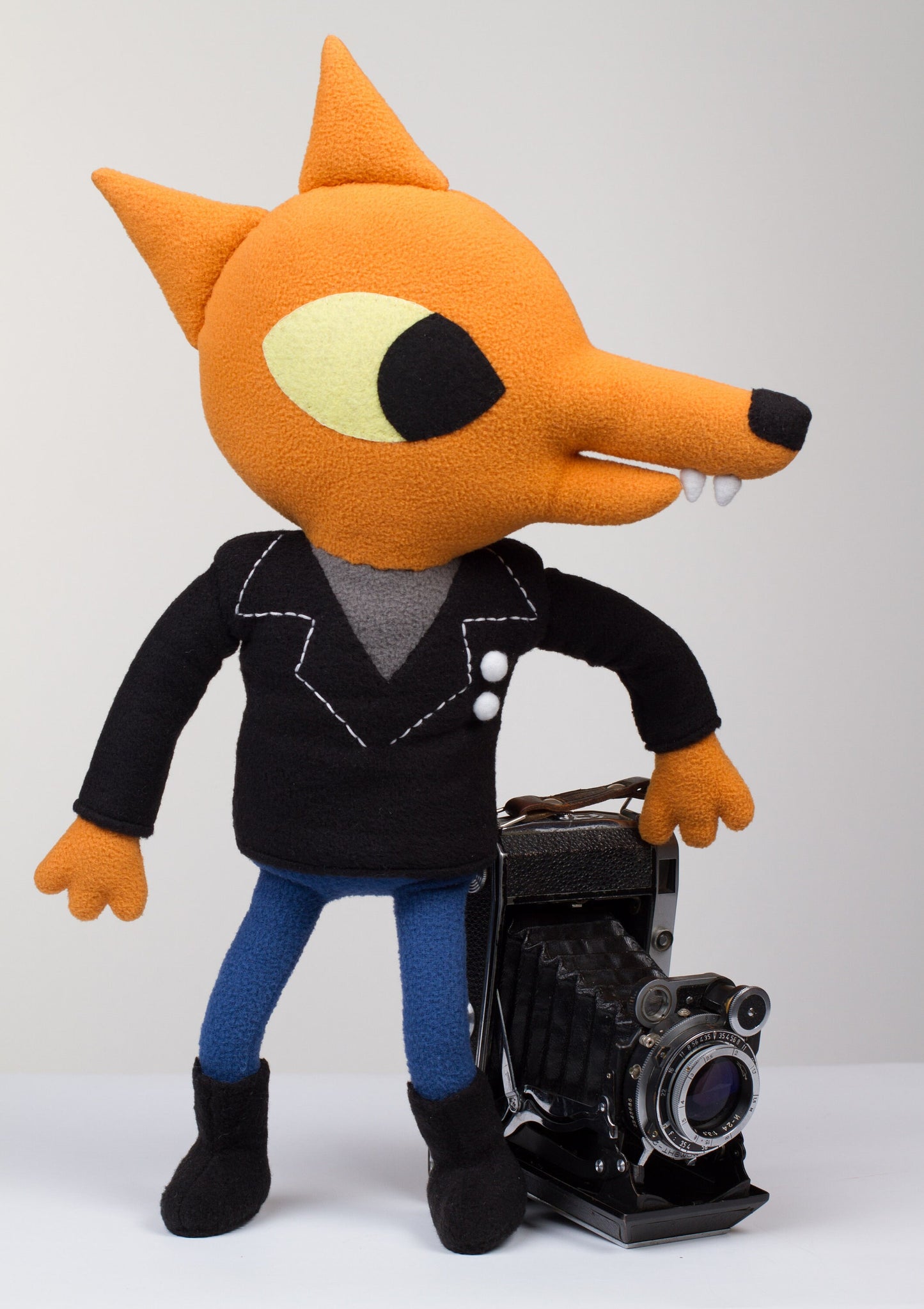 Gregg plush Night in the woods game insired - handmade plush doll, 14.6 in high with poseable arms and legs, made to order