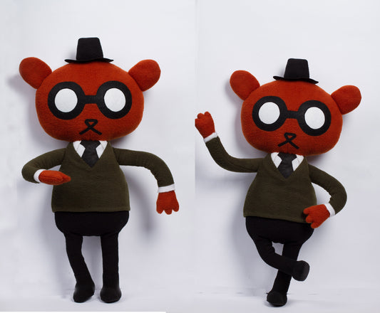 Angus Delaney plush - Night in the Woods inspired - handmade doll, 18.9 in high, Made to order