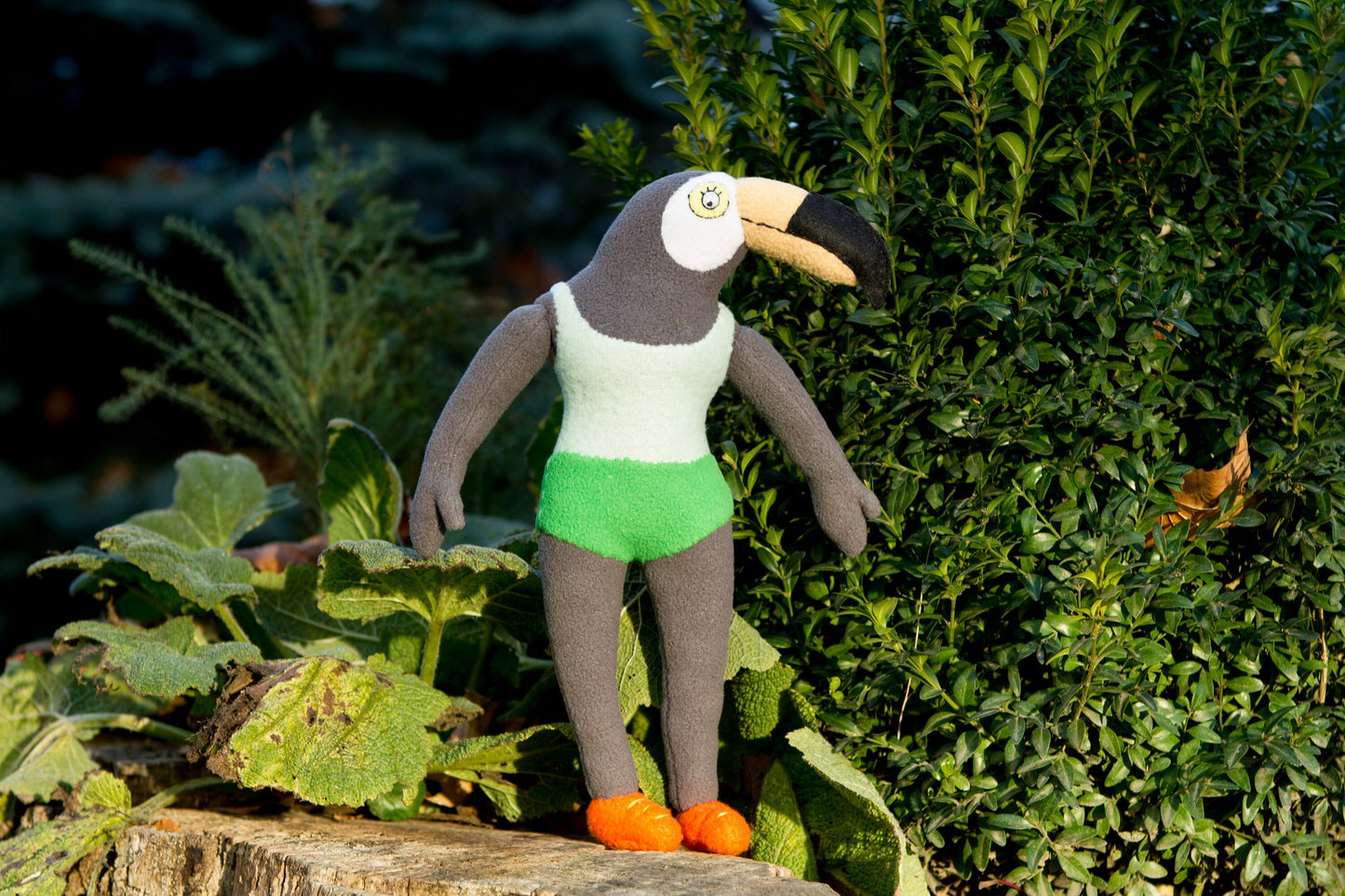 Tuca plush Inspired by Tuca and Bertie, handmade stuffed animal, Tuca FANART