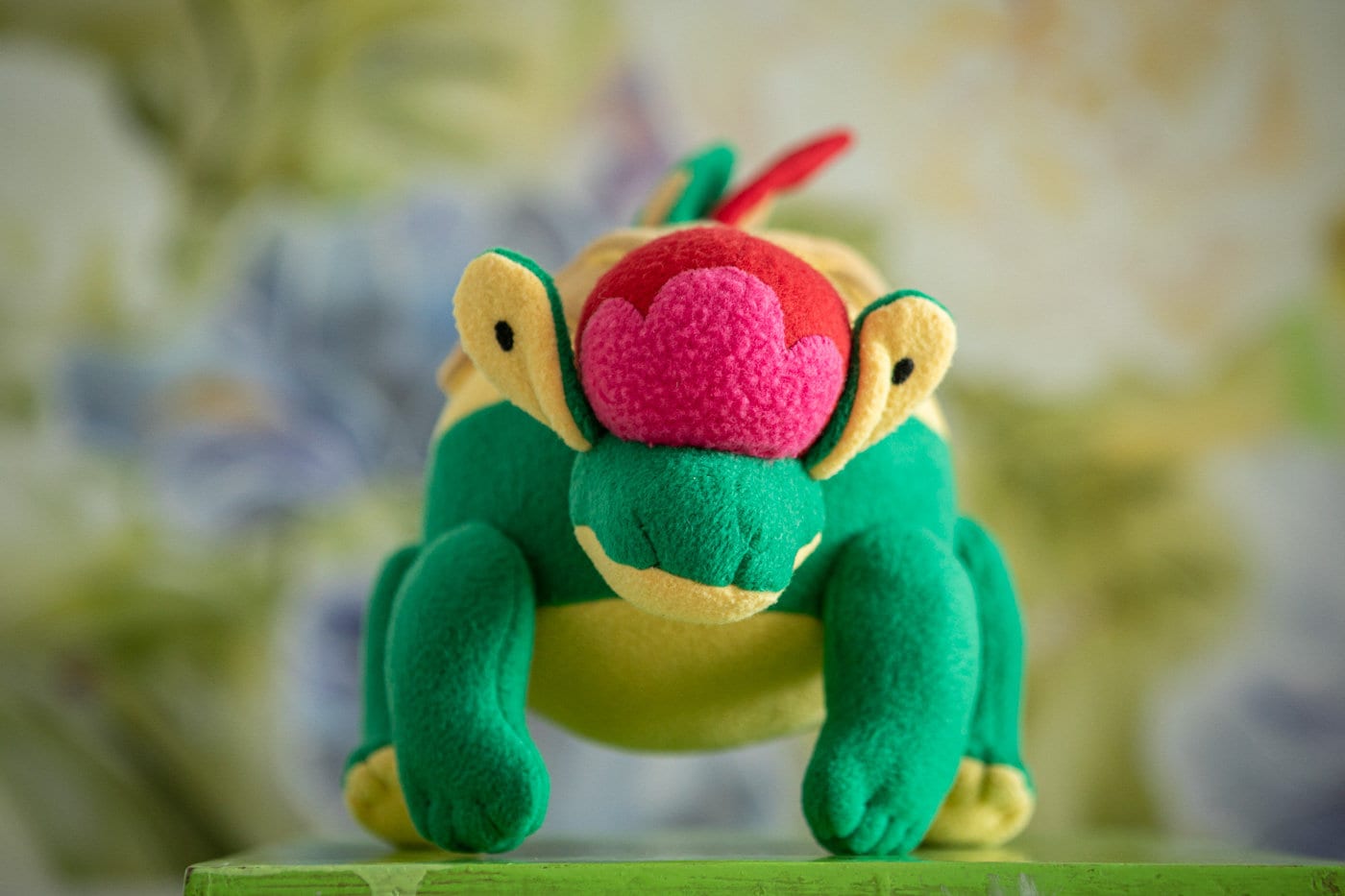 Appletun Pokemon plush - handmade shiny Appletun plush - soft plushie - 14.5x10 in - MADE TO ORDER