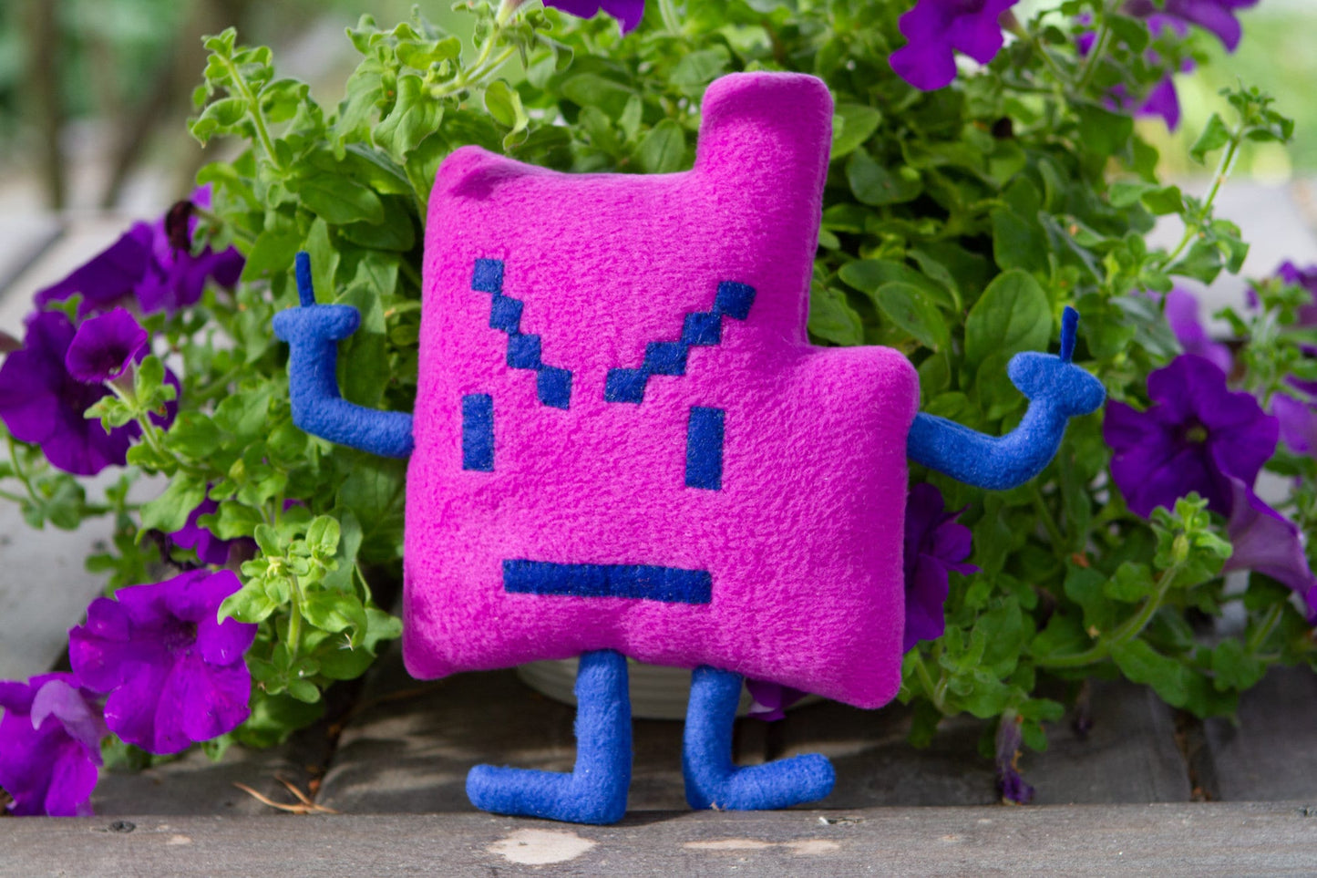 Mooninites Aqua Teen Hunger Force inspired, Mooninites plush, handmade soft decorations