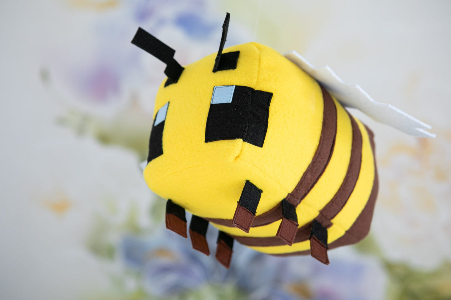 Bee plush handmade soft decoration 7×4.4×4.2×12.5 in