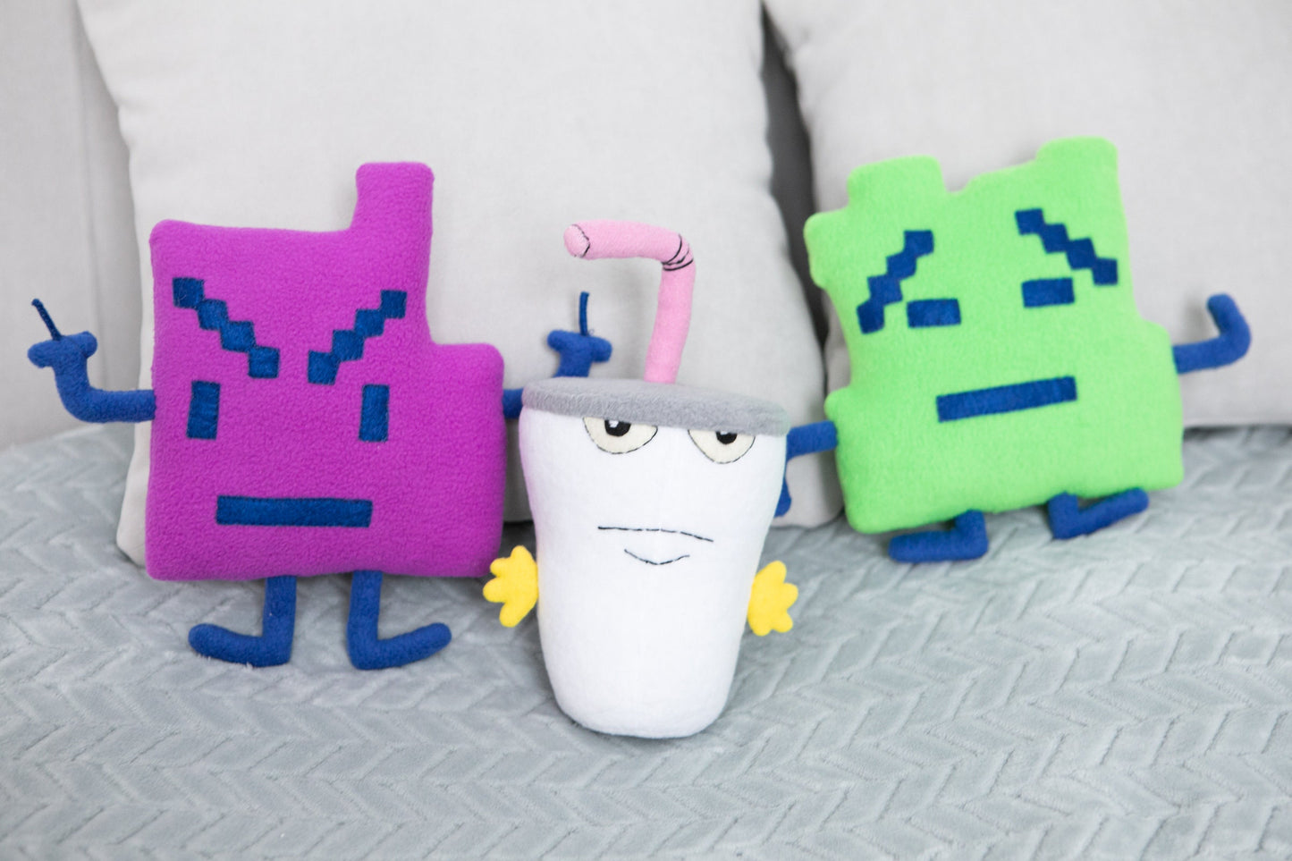 Master Shake plush Aqua Teen Hunger Force inspired - handmade soft decoration