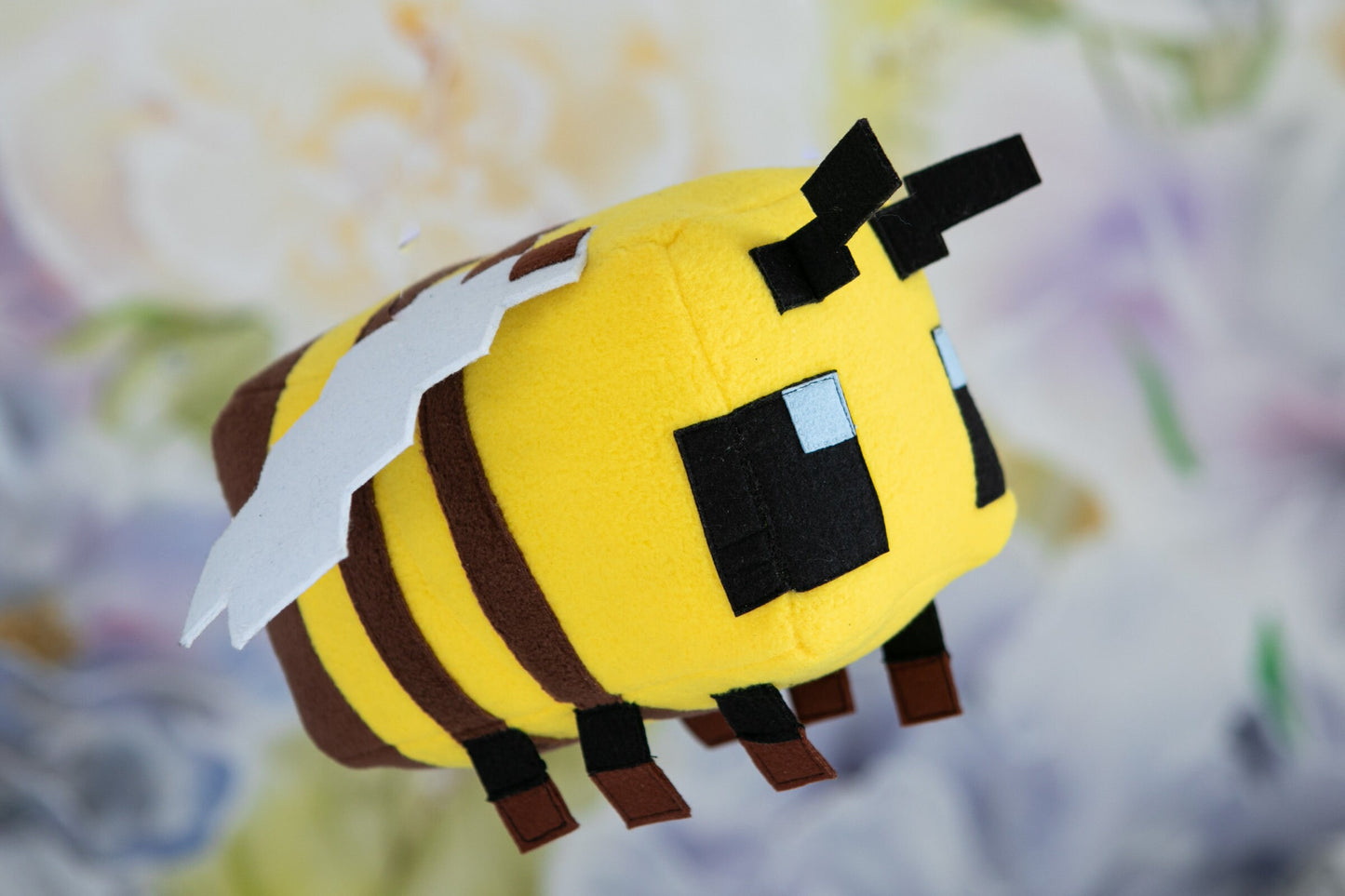 Bee plush handmade soft decoration 7×4.4×4.2×12.5 in