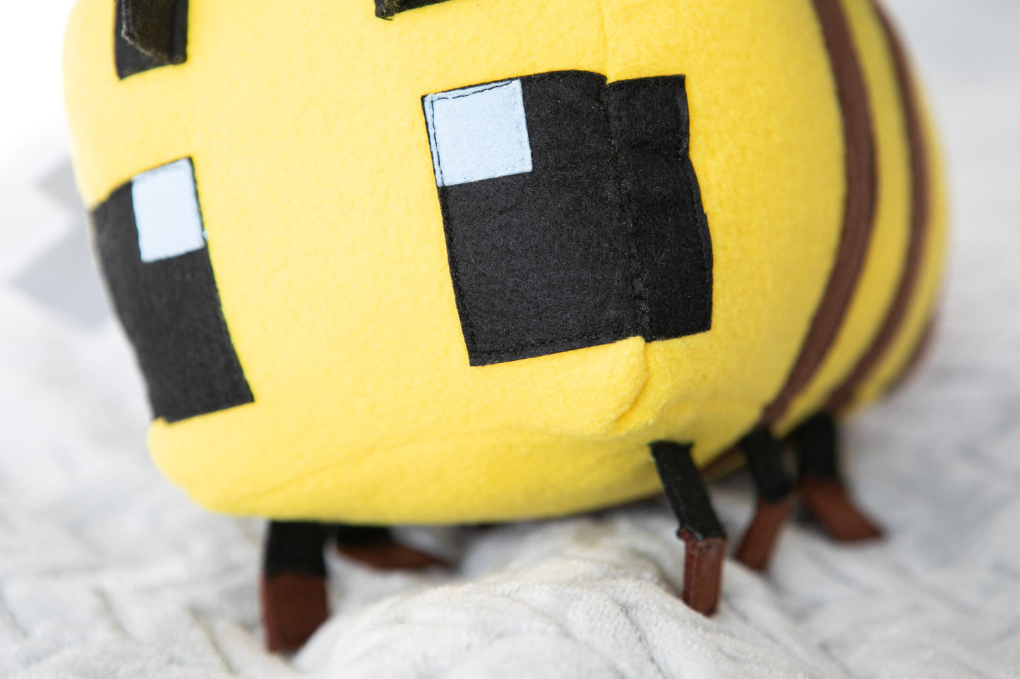 Bee plush handmade soft decoration 7×4.4×4.2×12.5 in