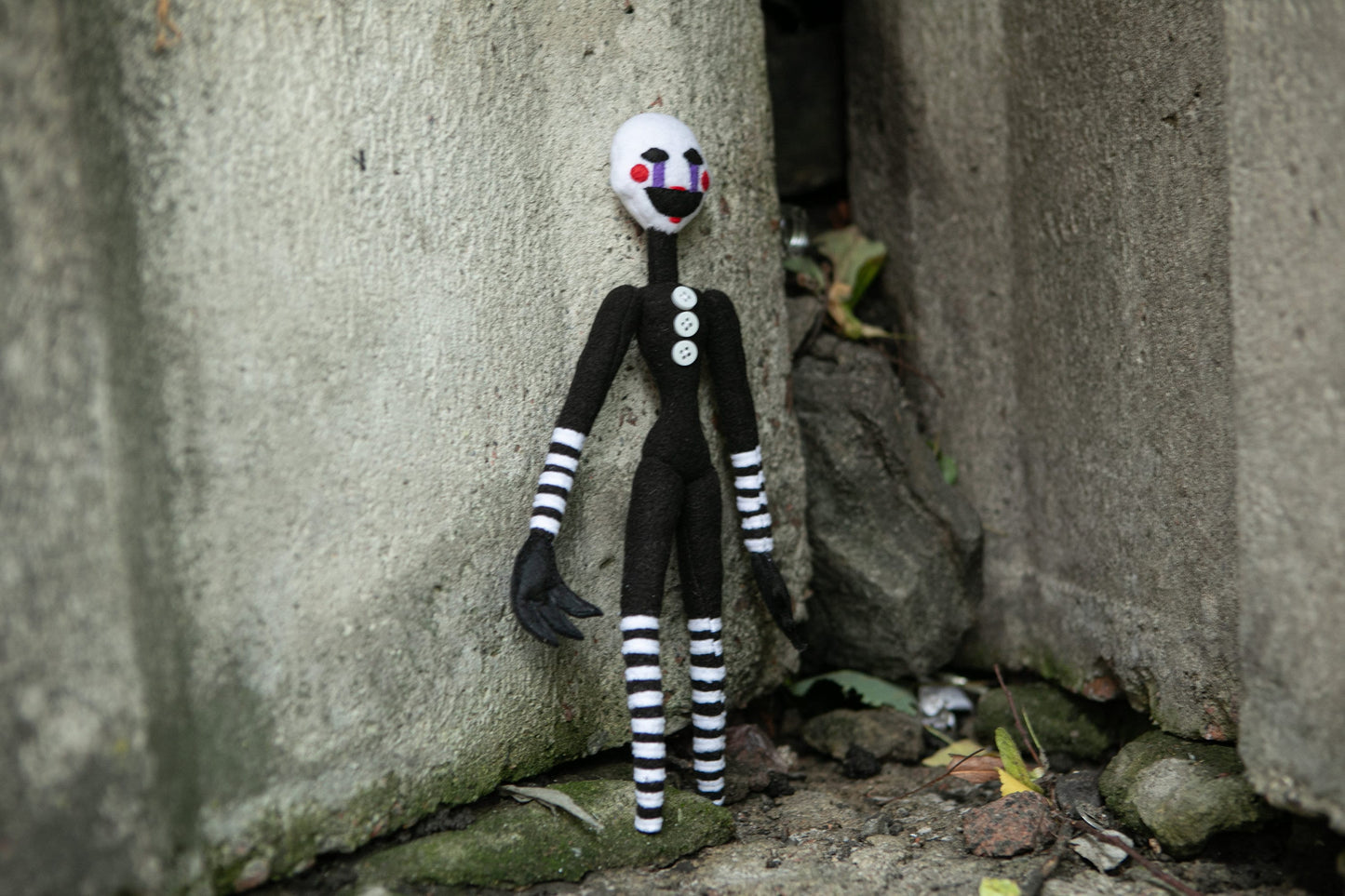 Marionette plush FNAF inspired, Puppet FNAF plush, handmade soft doll, 11.8 in, Made to order