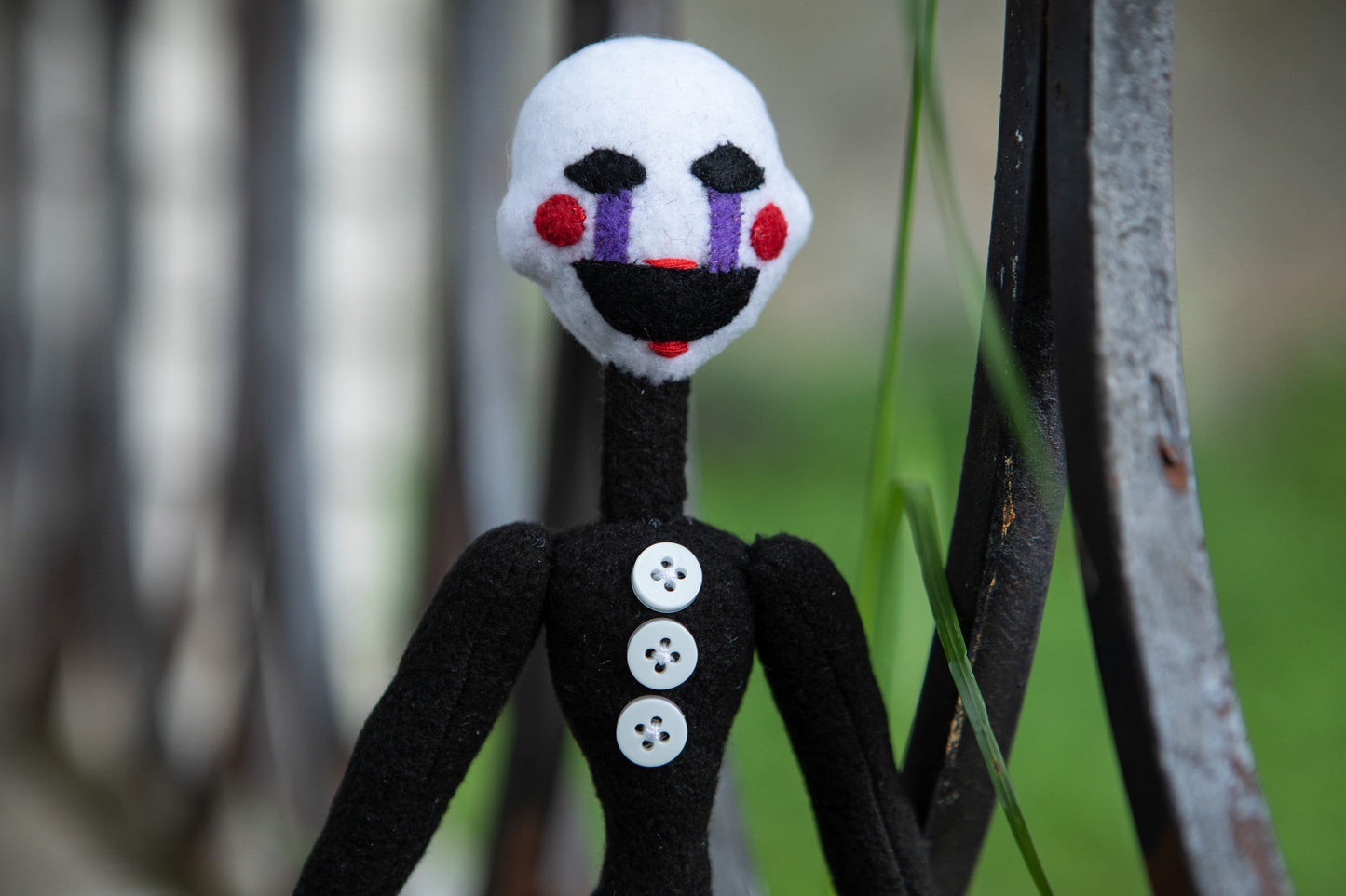 Marionette plush FNAF inspired, Puppet FNAF plush, handmade soft doll, 11.8 in, Made to order