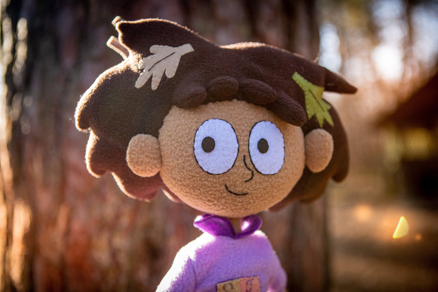 Anne Boonchuy Amphibia inspired Anne Boonchuy doll, Amphibia Plush, handmade poseable doll