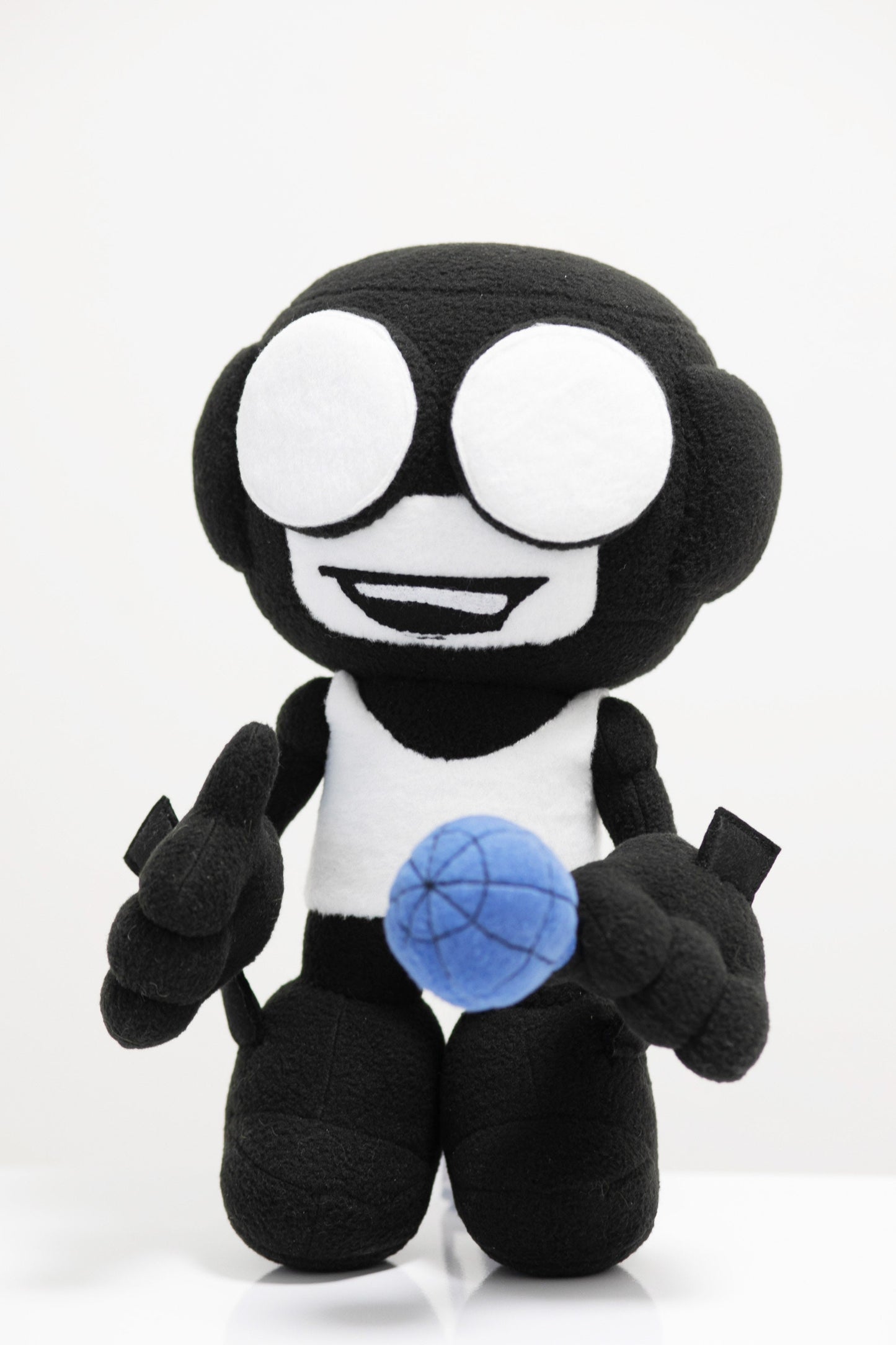 Steve Tankman plush handmade FNF inspired , 15 in, Made to order