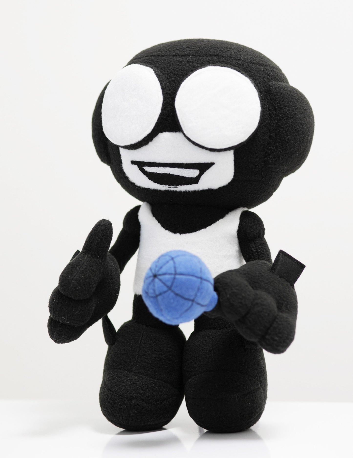 Steve Tankman plush handmade FNF inspired , 15 in, Made to order