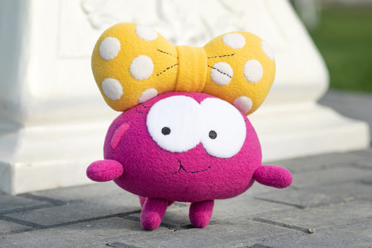 Polly with legs Amphibia inspired - handmade plush plushie, 8.5 in high, Polly Plantar plush