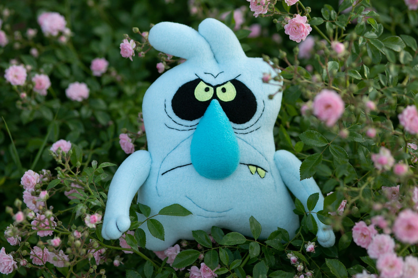 Grumpy Scratch plush The Ghost and Molly McGee inspired handmade soft decoration 10.6 in