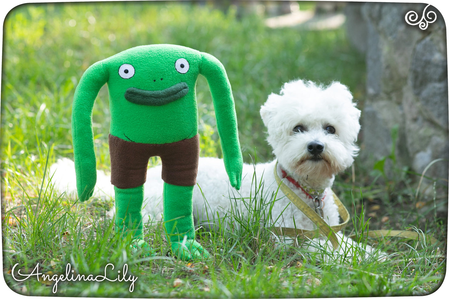 Smiling Friends Mr Frog Plushie Handmade