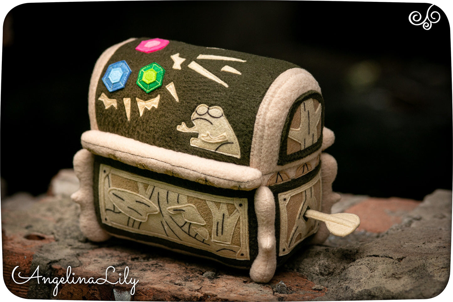 Amphibia Calamity box - handmade soft plush - Amphibia magic music box inspired - Handmade soft plushie - Amphibia Plush - Made to order