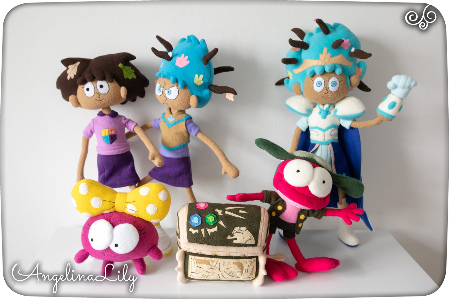 Marcy Wu Amphibia inspired Marcy doll, Amphibia Plush, handmade poseable doll