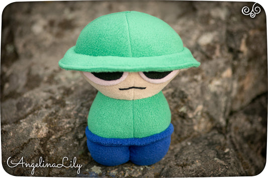 Brobgonal the Soldier plush FNF inspired, handmade to order, 9 in