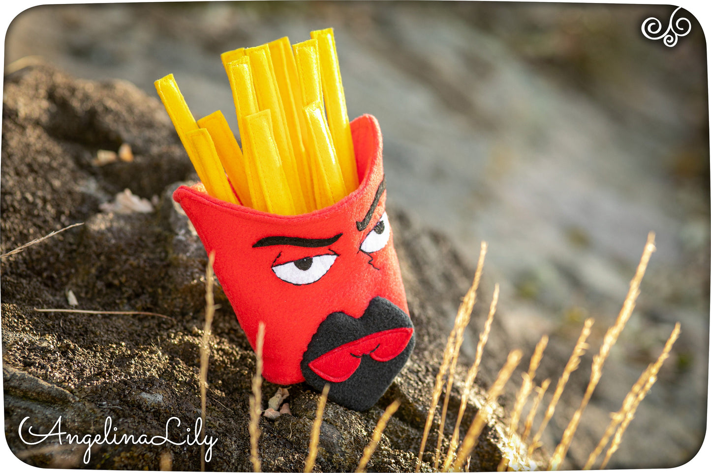 Frylock plush Aqua Teen Hunger Force inspired - handmade stuffed animal