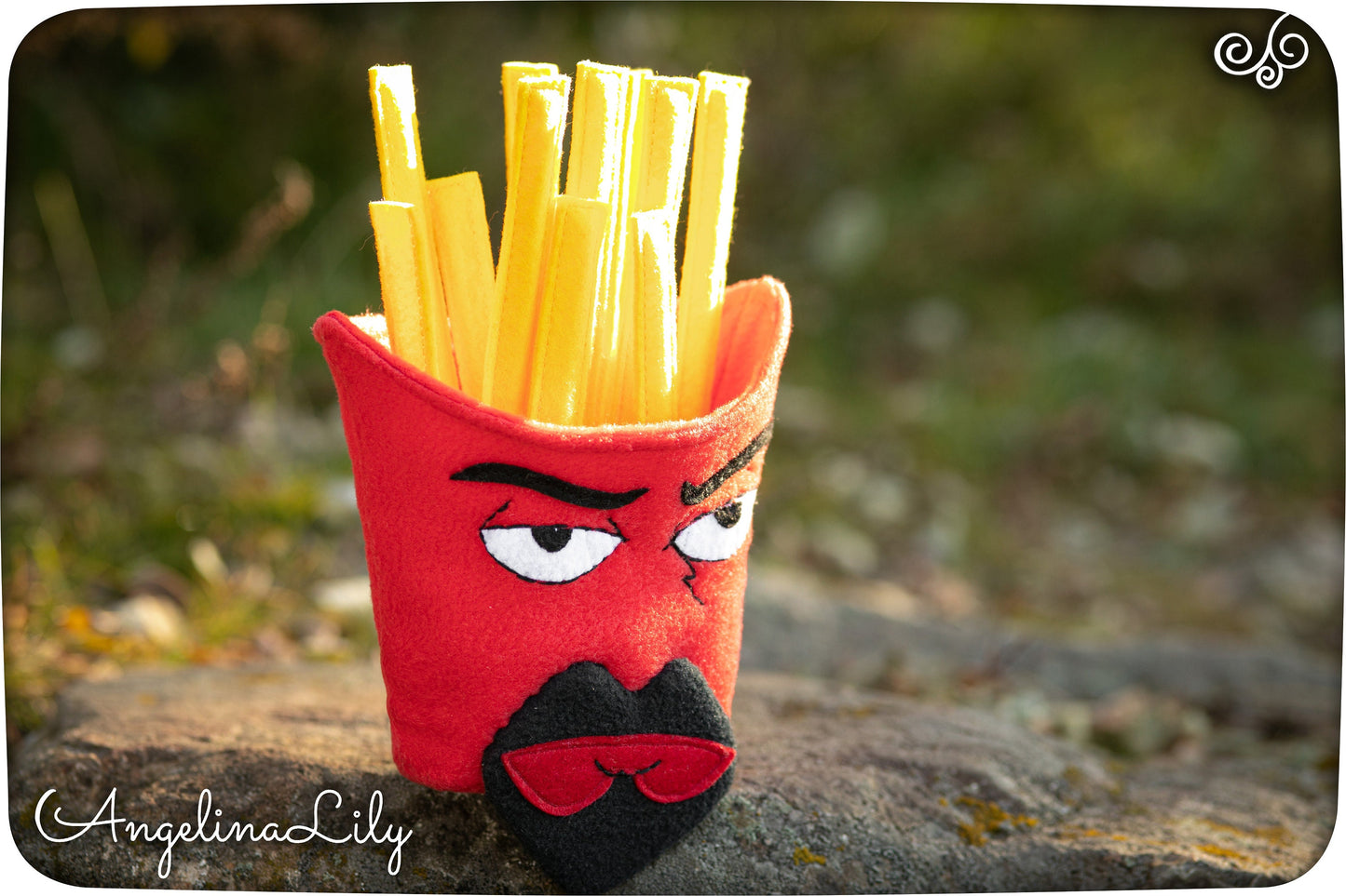 Frylock plush Aqua Teen Hunger Force inspired - handmade stuffed animal