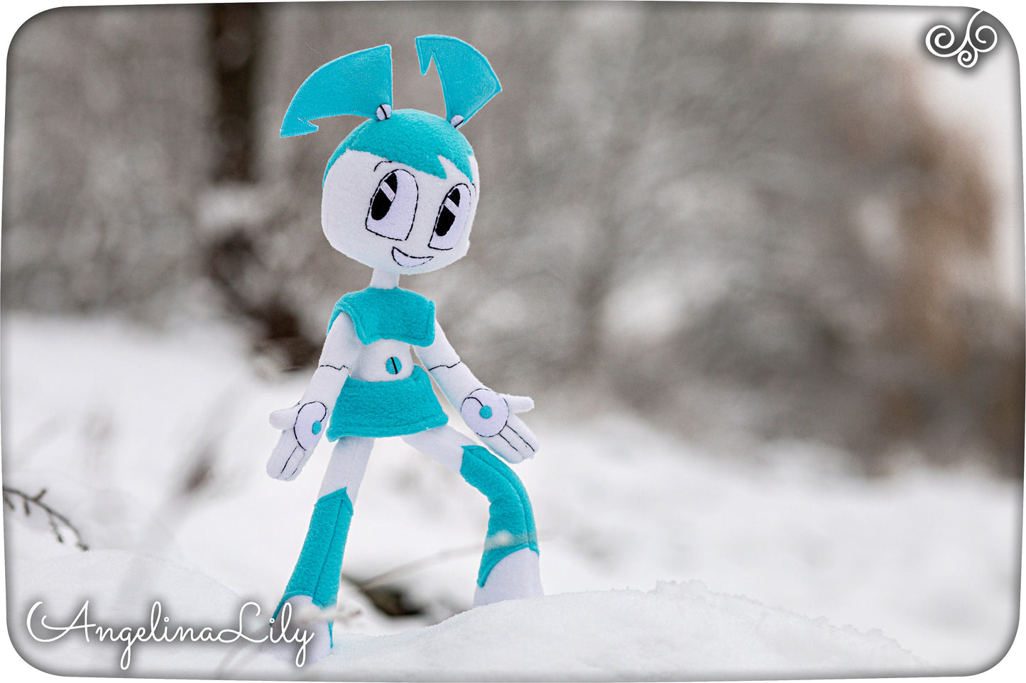 Jenny Wakeman My Life as a Teenage Robot inspired, XJ-9 handmade doll, 15.7 in