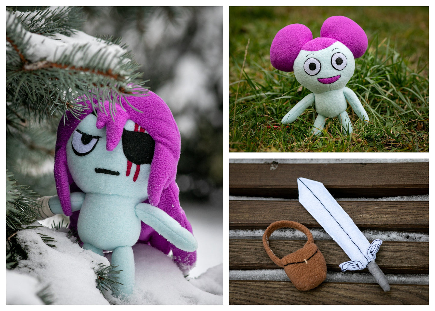 Pibby Warrior plush Learn with Pibby inspired, handmade soft plushie, made to order