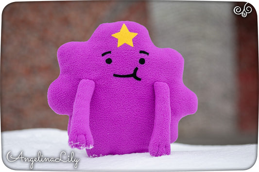 Lumpy Space Princess plush, LSP, handmade cuddly decoration, 10.6 in, made to order