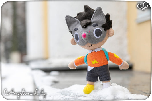 Wolfboy and the Everything Factory plush handmade inspired soft decoration