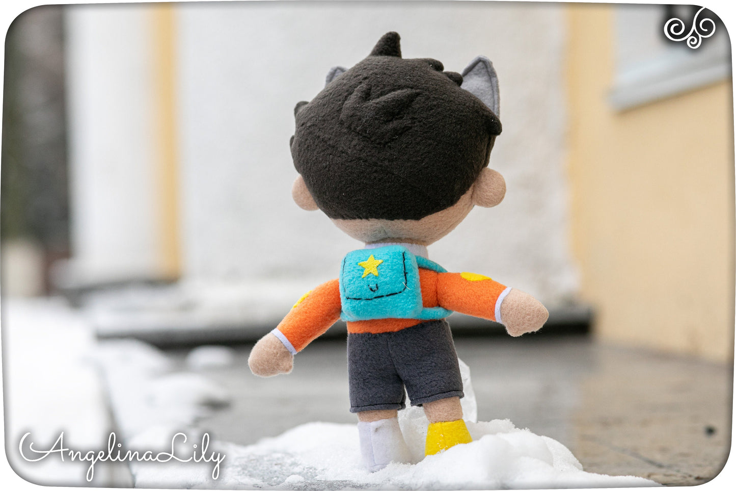 Wolfboy and the Everything Factory plush handmade inspired soft decoration