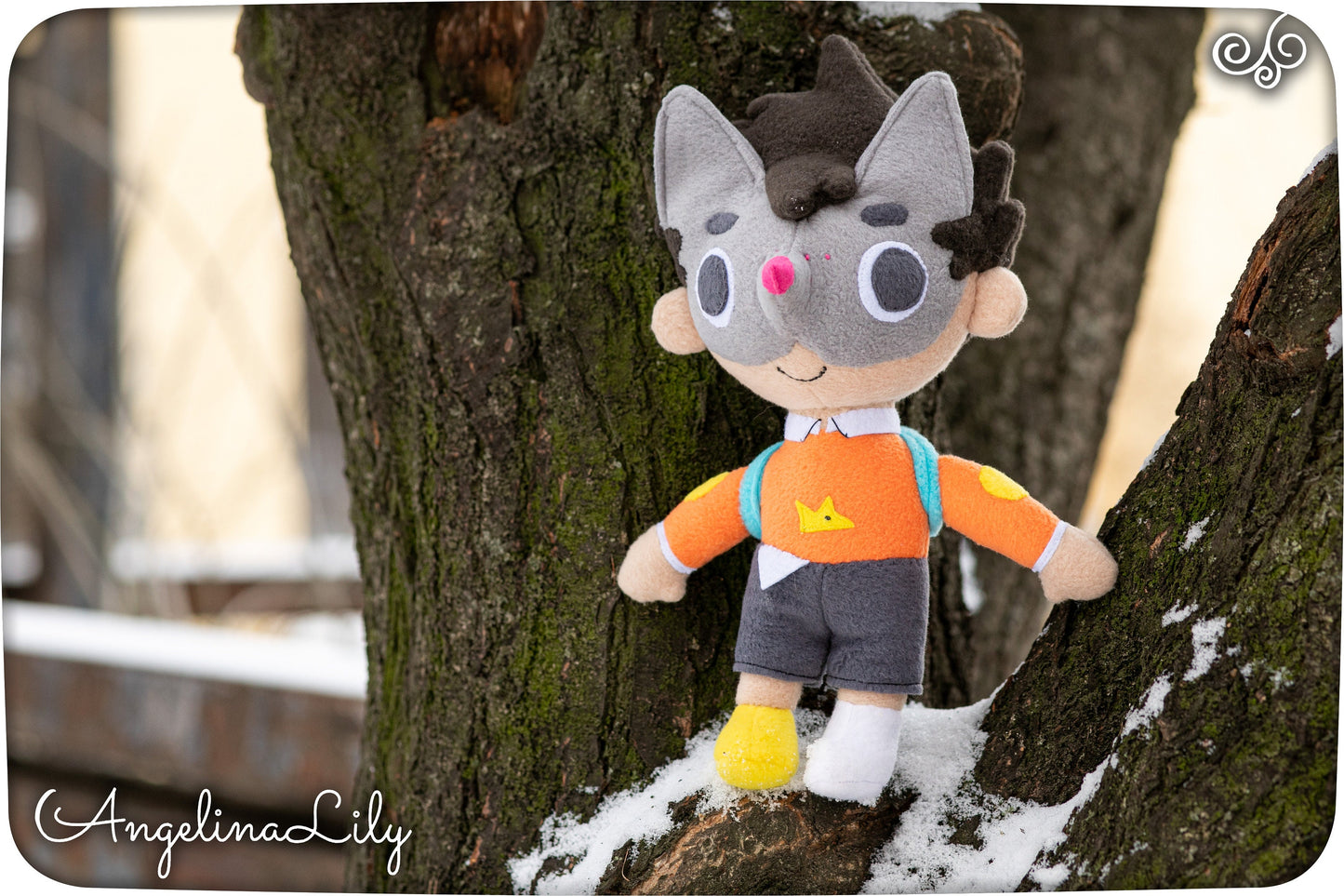 Wolfboy and the Everything Factory plush handmade inspired soft decoration