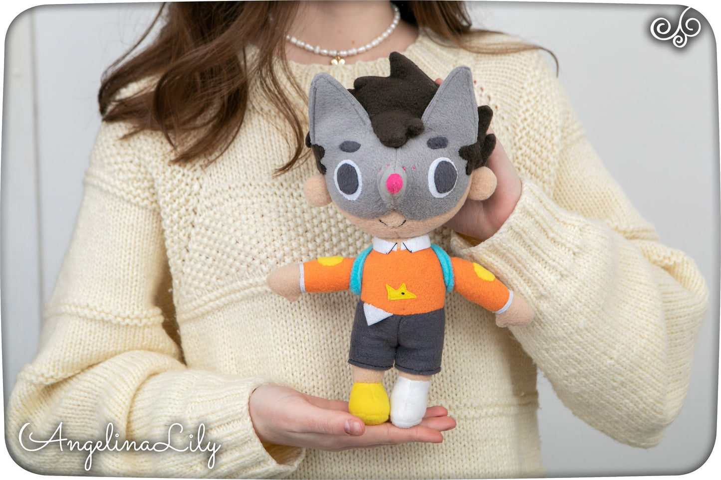 Wolfboy and the Everything Factory plush handmade inspired soft decoration