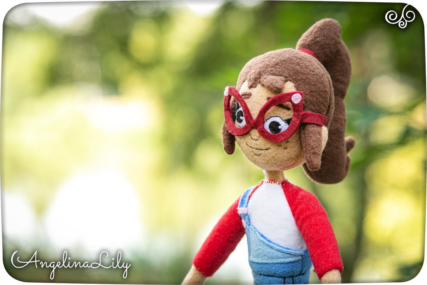 Hailey Banks doll, Hailey's On It! inspired, handmade plushie, 13.7in, made to order