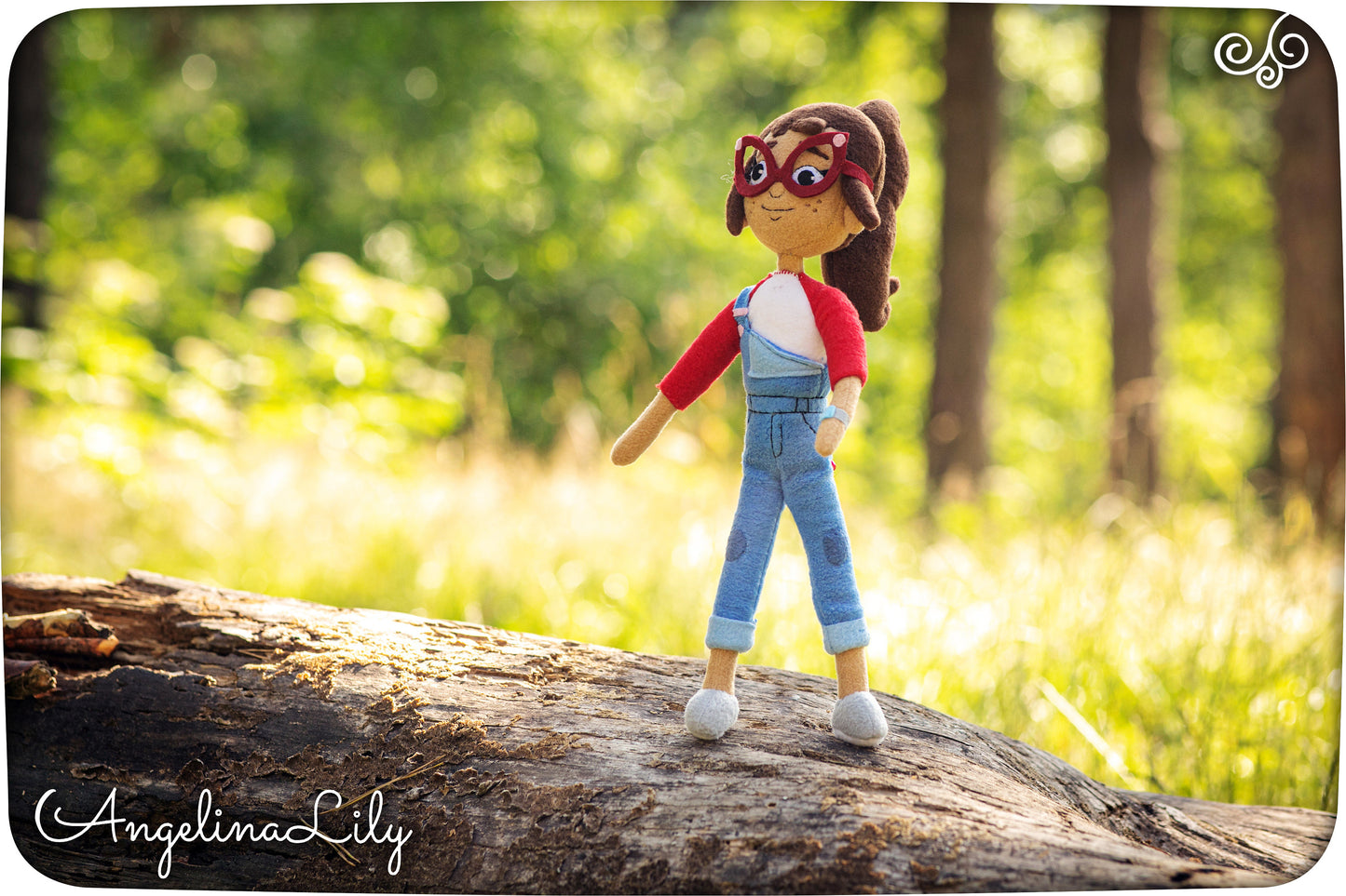 Hailey Banks doll, Hailey's On It! inspired, handmade plushie, 13.7in, made to order