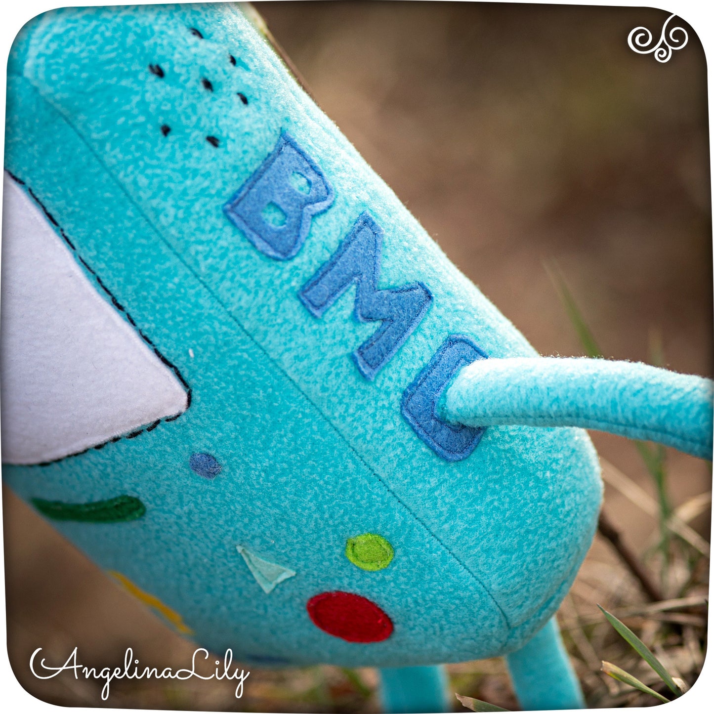 Adventure Time inspired - BMO Beemo plushie, handmade soft plush, 10 in high, made to order